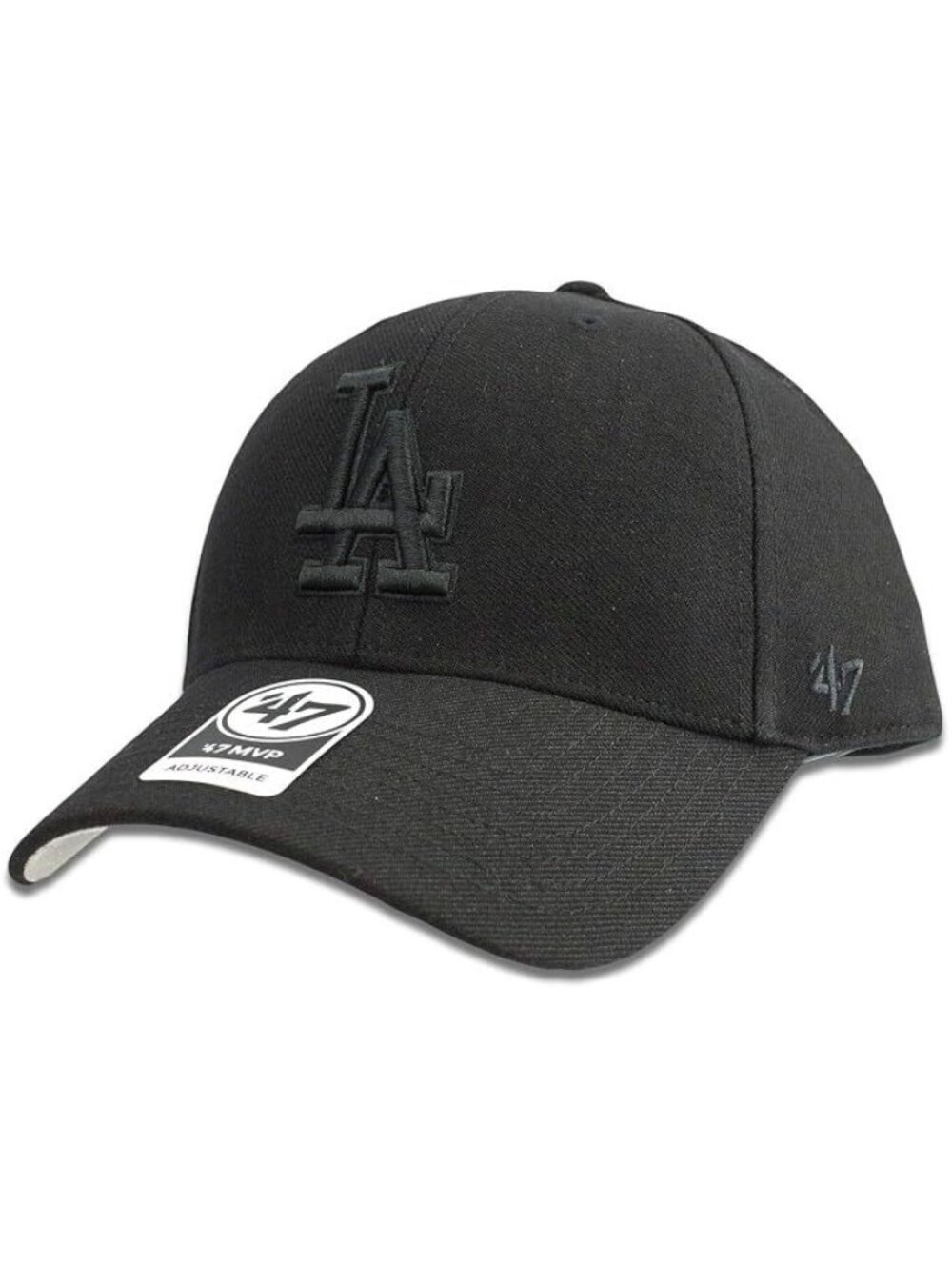 47 Los Angeles Dodgers Hat MLB Authentic Black Baseball Cap Adjustable